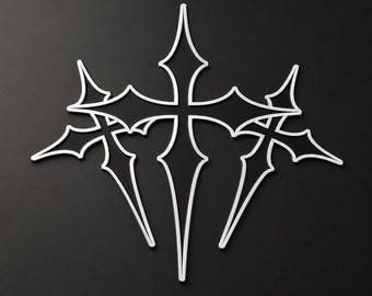 "Crosses" JDM car sticker for the windshield or rear window