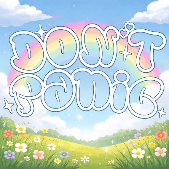 Don’t Panic Sticker – JDM Car Vinyl Decal Car Sticker Drift Stance Tuning Bumper