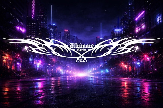 Tribalation" JDM car sticker for the windshield or rear window