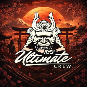 Samurai" JDM Aufkleber für die Windschutzscheibe oder Heckscheibe