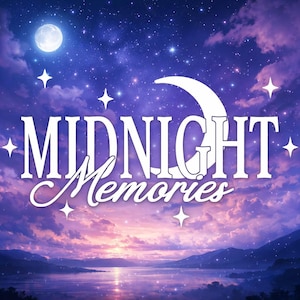 "Midnight Memories" JDM car sticker for the windshield or rear window