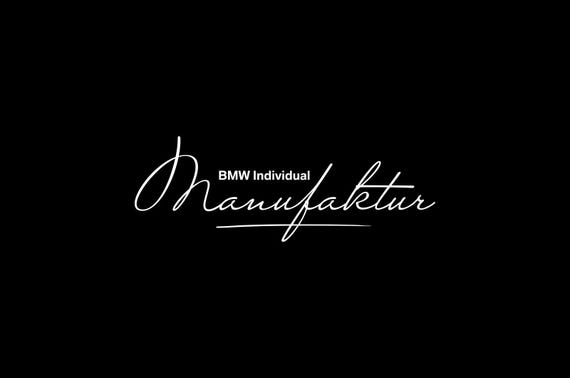 BMW Individual Manufaktur stickers, various colors