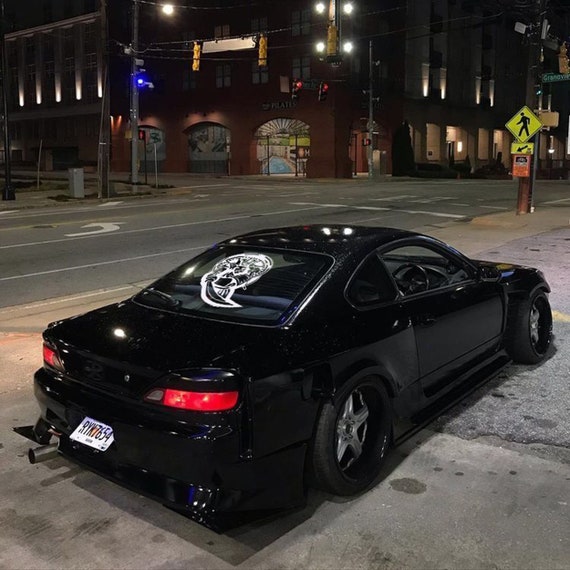 Samurai 2.0" JDM car sticker for the windshield or rear window