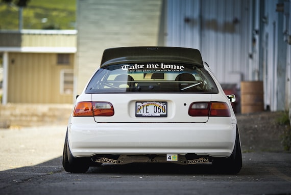 "Take me Home" JDM car sticker for the windshield