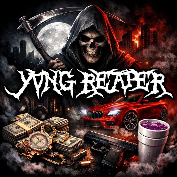 Yvng Reaper Sticker