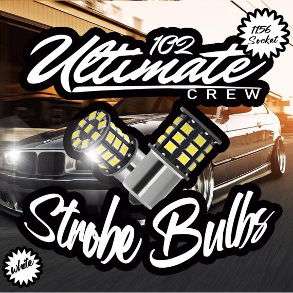 LED Strobe Bulbs W5W socket - stylish vehicle lighting with a fascinating strobe effect