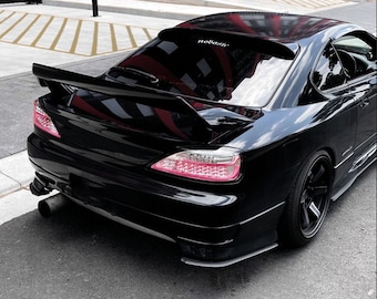 nobasic&quot; JDM car sticker for the windshield or rear window