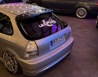 Starborn" JDM car sticker for the windshield or rear window