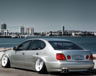 Make Checks break Necks" JDM Car Sticker for your windshield or rear window