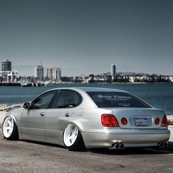 Make Checks break Necks" JDM car sticker for the windshield or rear window
