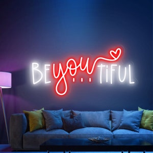 Wandtattoo „Be You Tiful“ Mit Wimpern – 33x42 Cm, Schwarz, Selbstklebend
