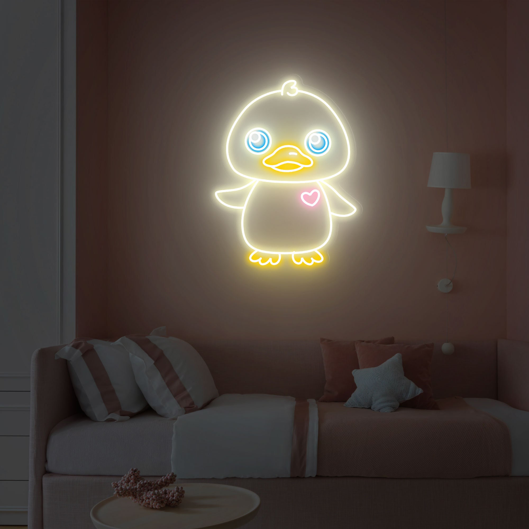 Rubber Duck Neon Sign Duck Neon Sign Children Room Decor Etsy