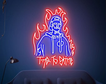 Time To Shine Neon Sign custom Size and Color Neon Lights Decor Game Room Wall, Decor Home Personalized Gifts From Fanyssineon