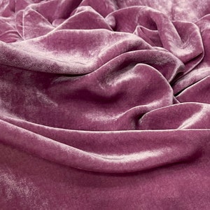 100% reine Maulbeerseide Samtstoff – Seidensamt für Kleid, Rock, High-End-Kleidungsstück – Seide für sie – Seidenbekleidungsstoff