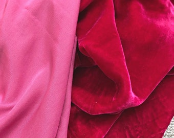 100% PURE MULBERRY SILK Velvet Fabric by the yard – Luxury Silk Velvet for Dress, Skirt, High End Garment – Gift for women – Silk for sewing