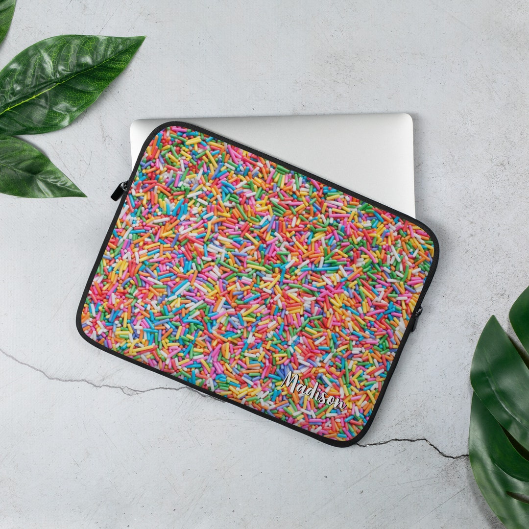 Sprinkles Sweet Custom Laptop Case Personalised Laptop Case Etsy