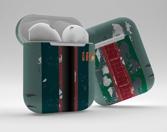 Boba Fett Inspired All-Over Print Case Mandalorian AirPod Case Grogu AirPod case Protect Your AirPods in Style Bounty Hunter AirPod Case