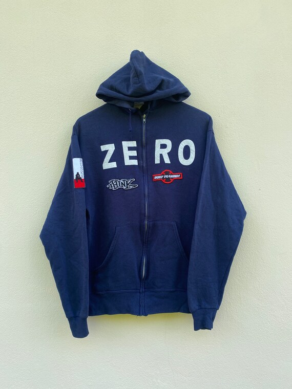 Vintage 90s ZERO THINK MUSKA Zero Skateboard Hoodie Etsy