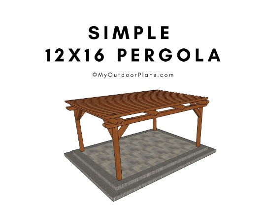 12x16 Pergola Plans