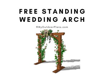 Free Standing Wedding Arch Plans