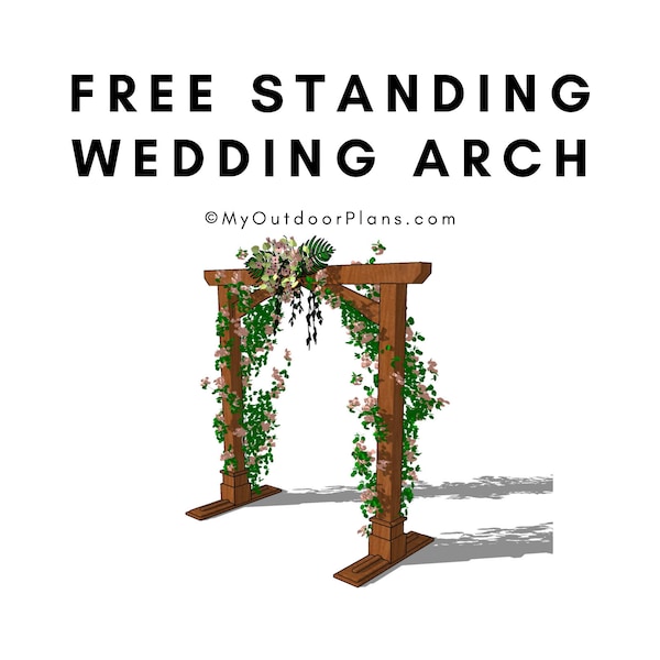 Free Standing Wedding Arch Plans