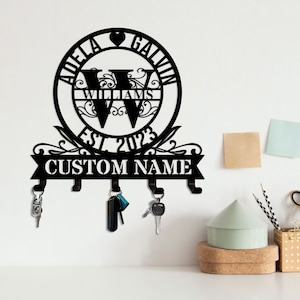 Custom Honey Comb Key Holder, Metal Key Rack for Wall, Beehive Key Hanger, Porch Entryway Decor, Honeycomb Wall Art, Housewarming Gift