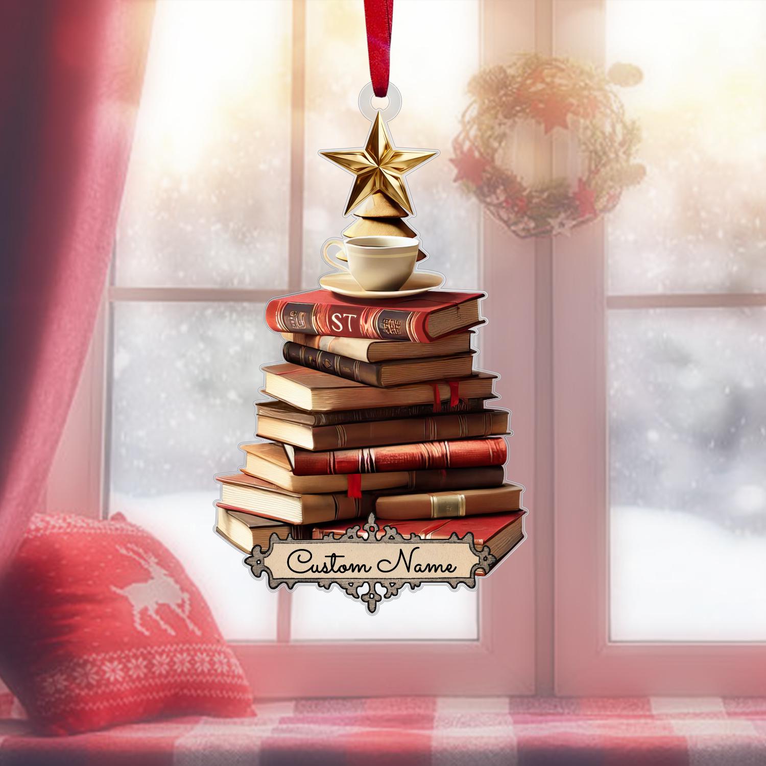 WMGHA Book Christmas Tree Ornament, 2024 Bookworm Christmas