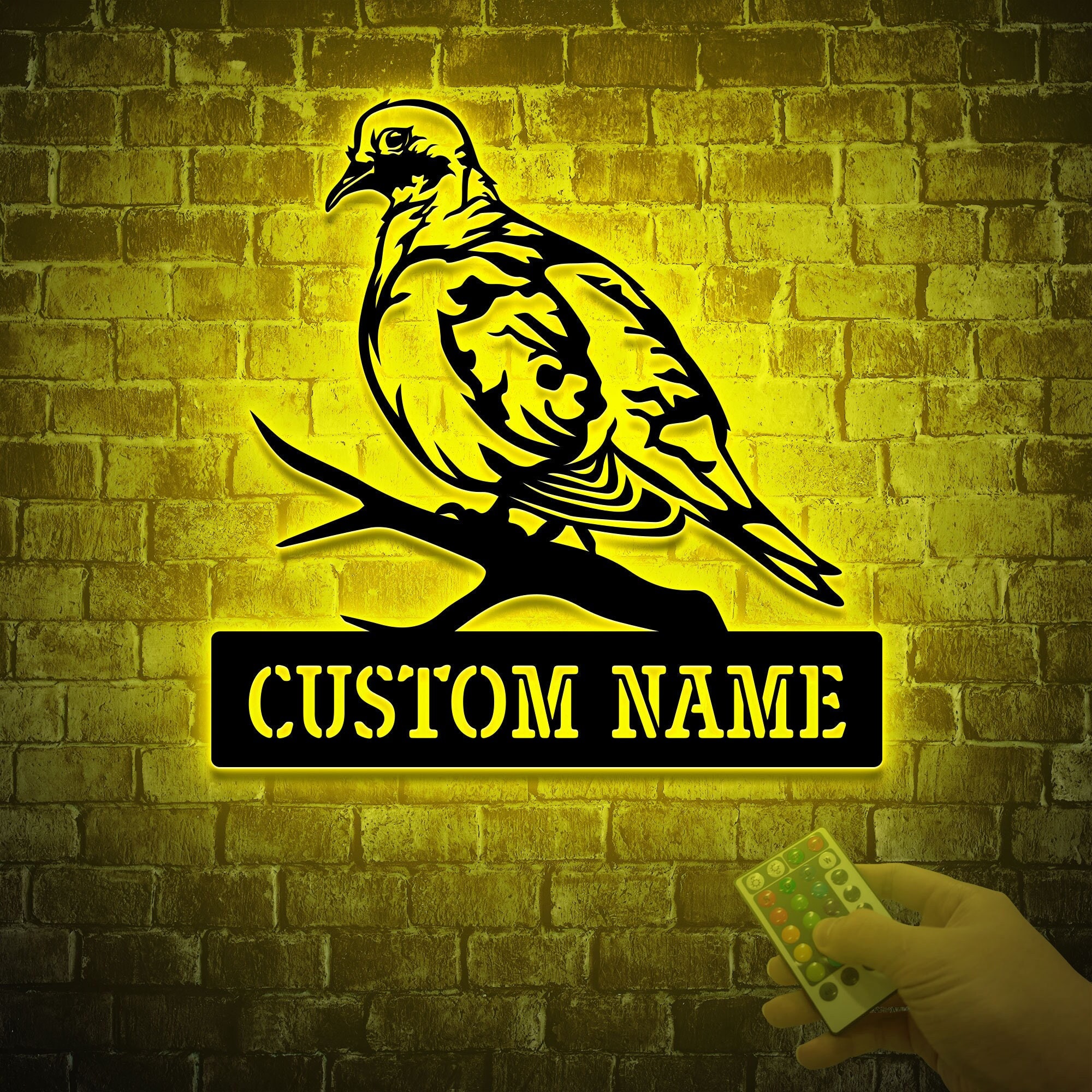 Pigeon Led Sign - Etsy, image size:2000x2000