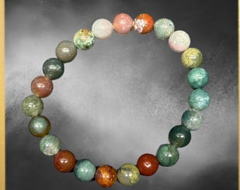 8mm Agate Bracelets | 5 Styles plus Optional Color Change Mood Bead