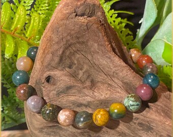 8mm Jasper Bracelets | 5 Styles plus Optional Color Change Mood Bead