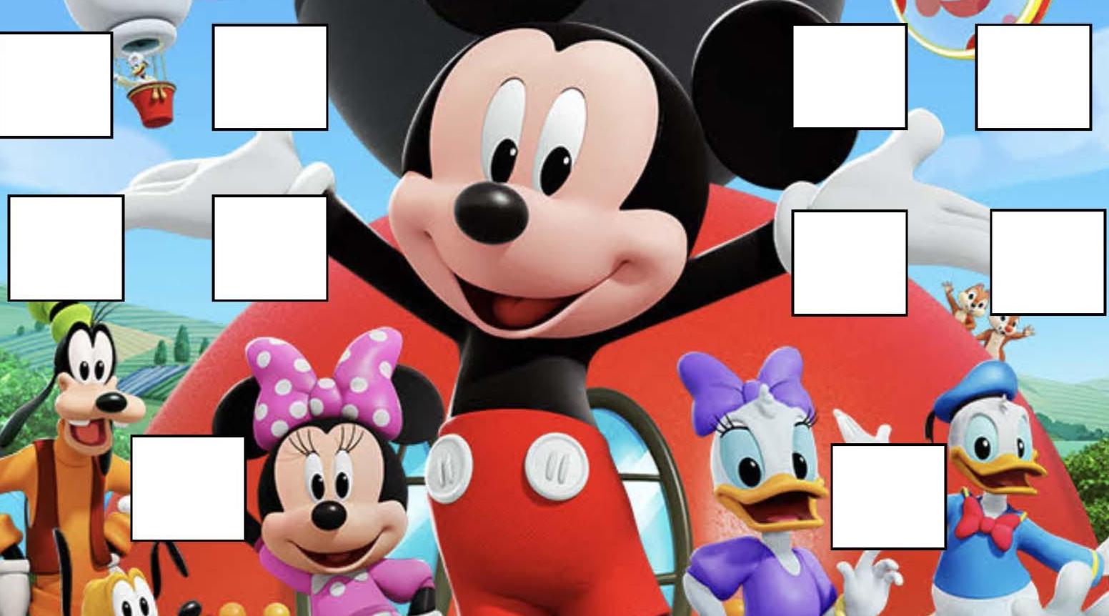 Mickey Mouse Clubhouse Token Board - Etsy