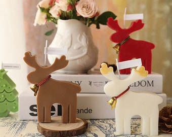 Christmas Reindeer Scented Candles | Soy Candle | Home Decoration | Christmas Gifts | Handmade Candle