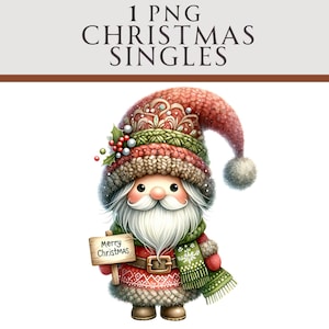 Clipart de Pai Natal, Clipart de Papai Noel festivo, Ilustração de Natal para fazer convites para cartões, Artesanato em papel, Scrapbooking e diário