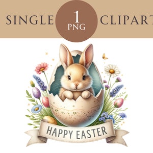 Osterhase Clipart, Kaninchen Ei Kindergarten Frühling Clipart Babyparty Clipart, Ostern Clipart, Frühling niedlich Clipart, Blumen Clipart - Kinderzimmer