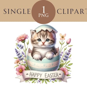 Ostern Kätzchen Clipart, Katze Osterei Kindergarten Frühling Clipart Babyparty Clipart, Ostern Clipart Frühling niedliche Clipart Blumen Clipart Kindergarten
