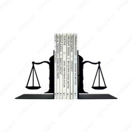 Justice Metal Bookends Metal Decor Metal Art Gift Best Etsy