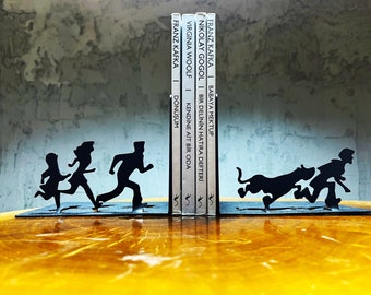 Scooby-Doo Metal Bookends, Metal Decor, Metal Art, Gift , Best Gift Ever, Best Decoration, books holder, Bookwors, Library, Chrismas Gift