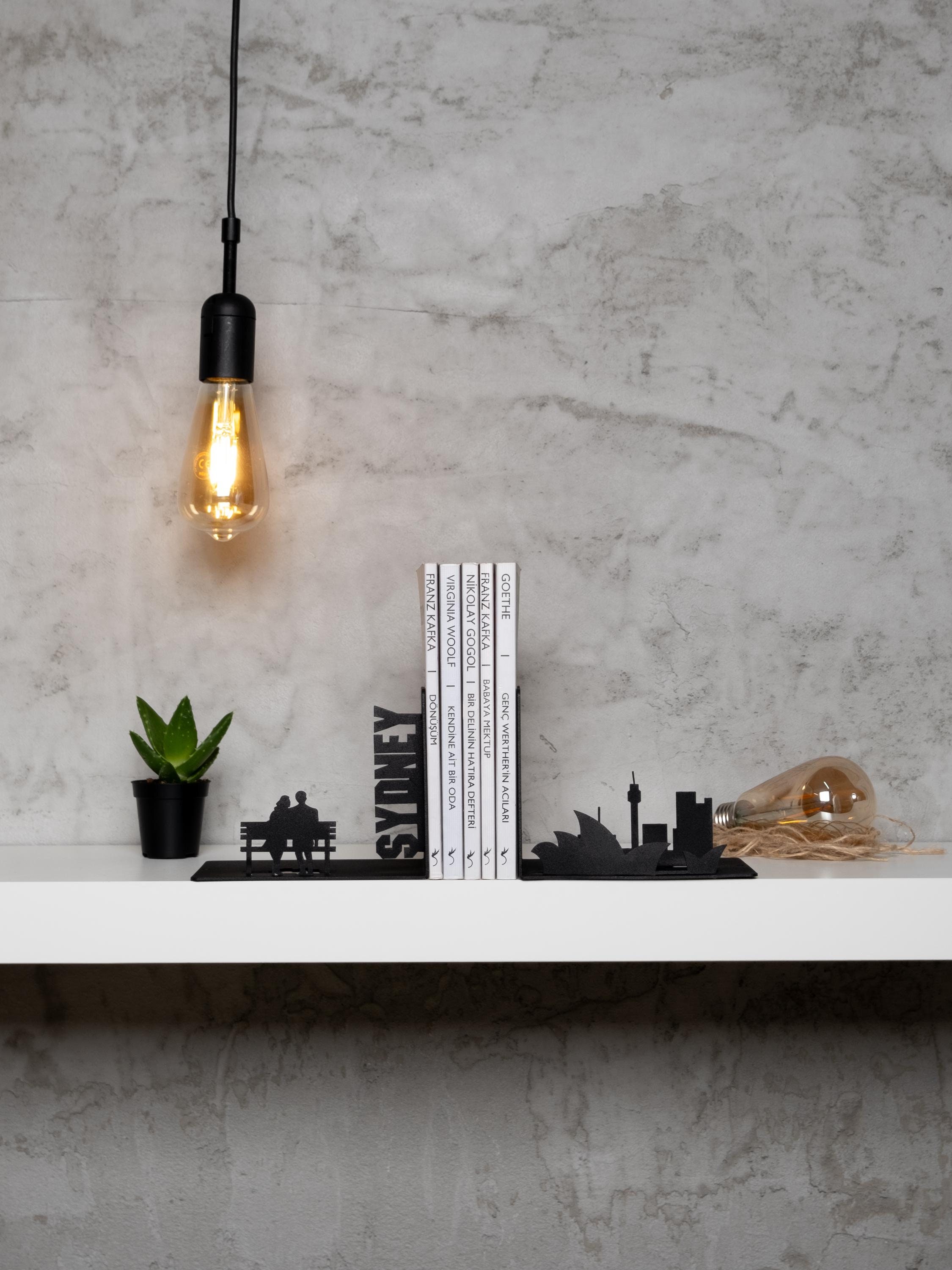 Sydney Metal Bookends, Metal Decor, Metal Art, Office, Gift , Best Gift Ever,City Bookends,Sydney Bookends,Sydney in love,Sydney Opera Hause
