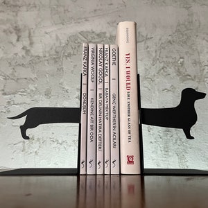 Dog Bookends Metal, Dakhund Metal Decor, Metal Art, Office Gift , Best Gift Ever,Dog Gift, Dog lovers, Dog Bookends, Housewarming Gift