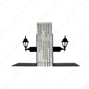 Streetlight Metal Bookends, Metal Decor, Metal Art, Office, Gift , Best Gift Ever, Best Decoration,Lamp ,Street Lamp,WORLDWIDE FREE SHIPPING
