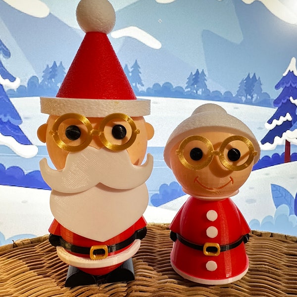 Couple Noël en impression 3D