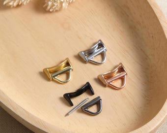 Xiaomi Smart Band 8, 9 & 10 Adapter for DIY Bracelet Necklace – Stainless Steel Connector incl. D-Ring Spring Pins AXB AZ8