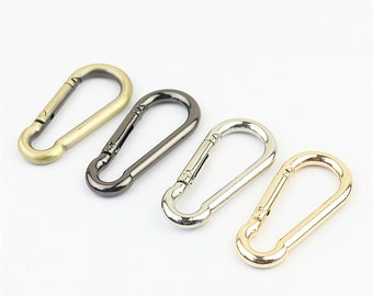 Mosquetón metálico de 50 mm para bomberos, ideal para llaves, bolsos y proyectos de bricolaje CFeuerwehr