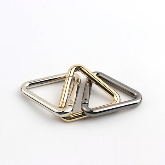 Triangle Carabiner Snap Hook Round Key Ring Ctriangle