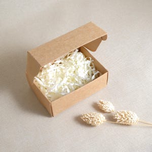 Confezione regalo comprensiva di materiale di riempimento e carta kraft in corda SGP2 SGP3