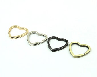 Keyring flat heart-shaped C6SRHerz