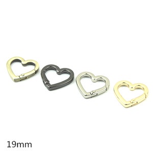 Heart carabiner carabiner hook bag handle key chains CHerz image 2