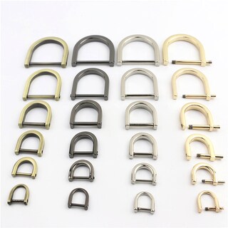 20 Fibbie Rotonde Aperte In Metallo Argentato Mxfans | Anelli A O Per Borse Cinture E Fai Da Te | 20 Mm