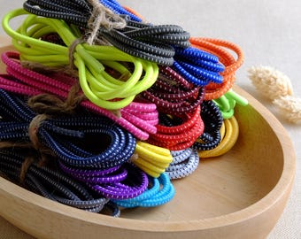 Elastic Round Shoelaces Shoe Laces Sports Shoes Casual Shoes 3.0