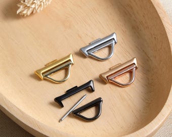 Xiaomi Smart Band 8 Pro/9 Pro/10 Pro Adapter for DIY Bracelet Necklace | Stainless Steel Connector with D-Ring & Spring Pins AXB AZ8